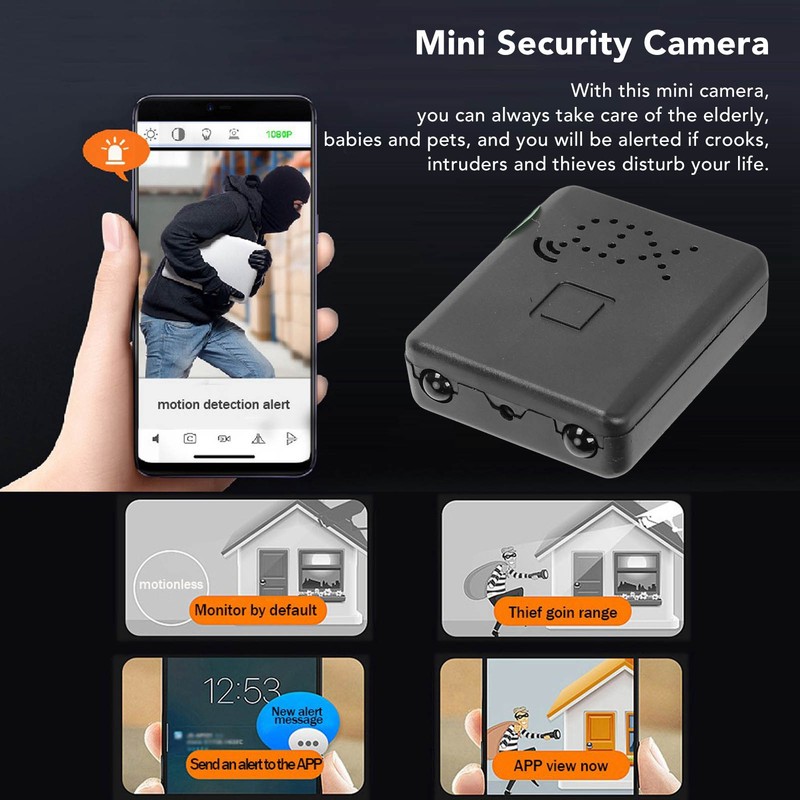WiFi Wireless Mini Camera 1080P Small Security Camera with Motion