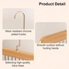2 Pack Belt Hanger for Wardrobe, Anti Slip Multi Hook