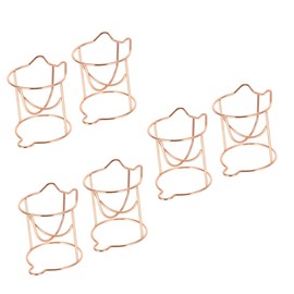 Beavorty 9pcs Cat Ear Makeup Sponge Holders Elegant Hollow Design Drying Racks for Home Use for Makeup Accessories Display