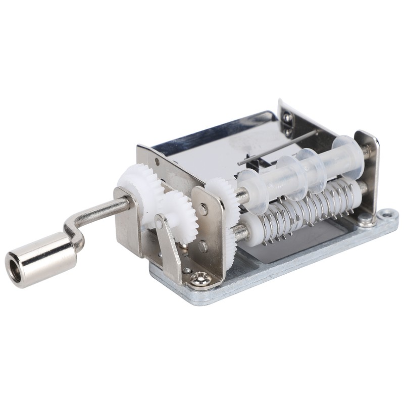 DIY Musical Box Tape Hand Crank Composing Music Movement 15