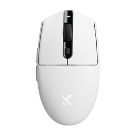 MCHOSE G3 Wireless Gaming Mouse, Symmetrical, PAW3311, 12K DPI, Tri-Mode Connection, Wireless/Wired 1K Polling, 64g Weight, 130 Hours Battery Life (G3, White)