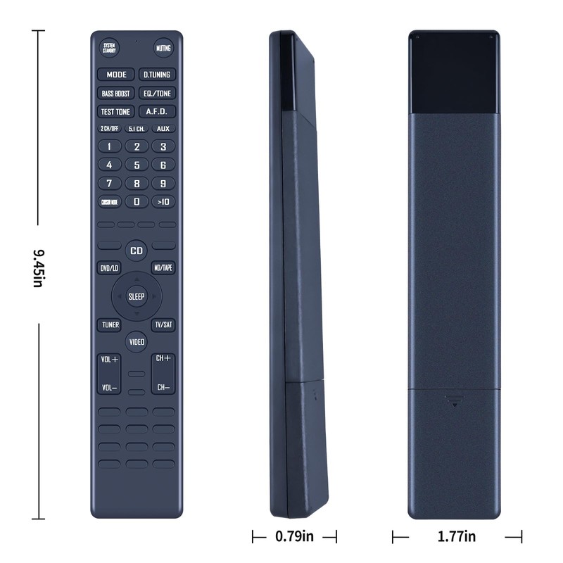 TCNOUMT New Replacement RM-U304 RMU304 Remote Control, Compatible with Sony