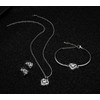 Rumnoke Jewellery Set for Women Cubic Zirconia Jewelry Set Necklace