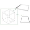 LED FANTASY Frame for Surface Mount LED Panel Light (2x2
