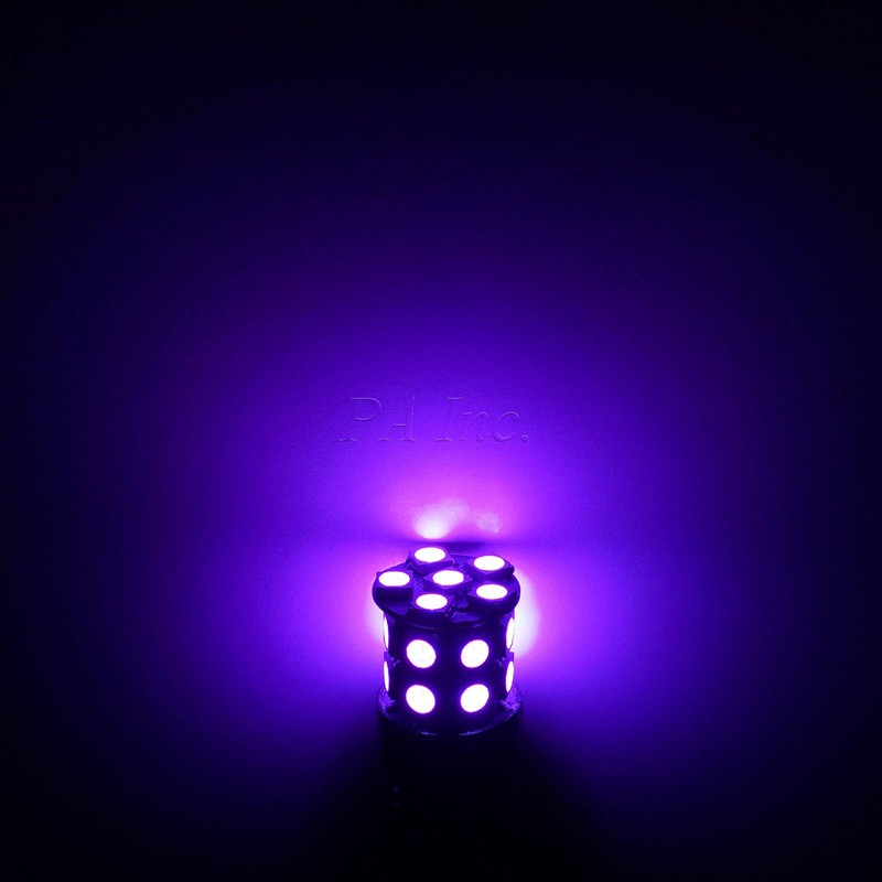 PA LED 2pcs 20SMD 3157 Purple Auto LED Bulb 12V