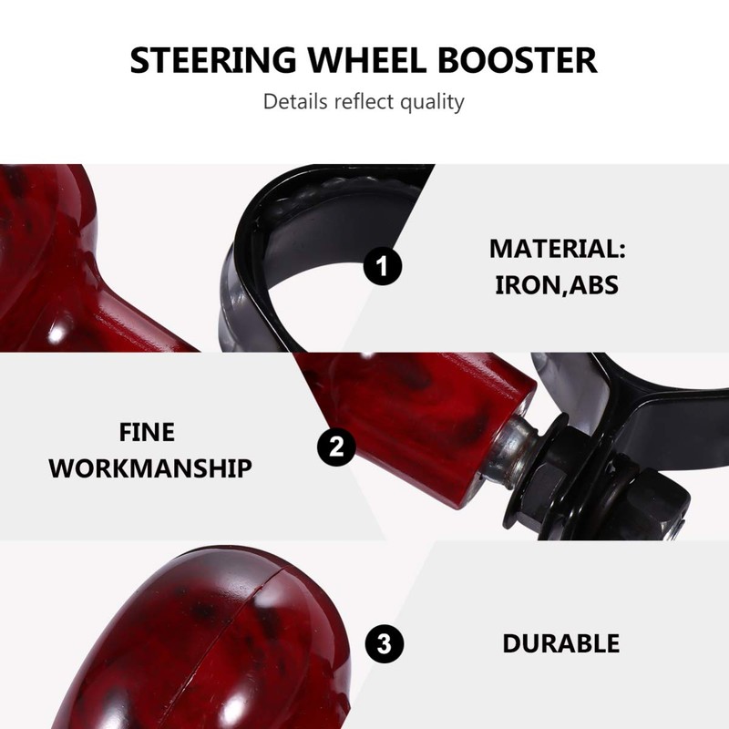 ULTECHNOVO Steering Wheel Knob Assistive Comfortable Steering Handle for Cars