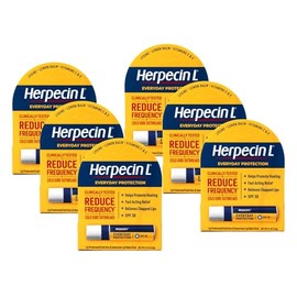 Herpecin-L bálsamo labial, 30 SPF, 0,1 onza, Pacquete 6