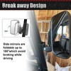 Ranger Side Mirrors - UTV Sideview Mirror with Profit/Profile Clamp