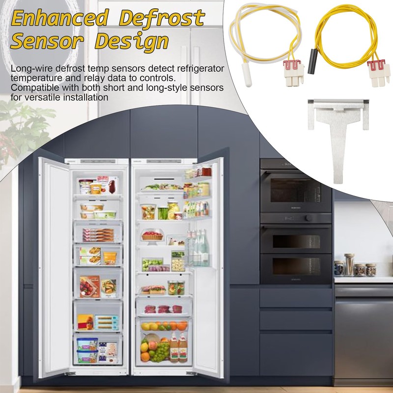 Refrigerator Defrost Including DA61-06796A Clip and Defrost Temp Sensor DA32-00006W