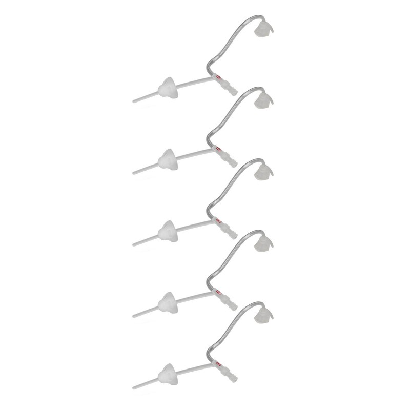 5pcs Sound Amplifier Tubes Single Layer Eartips Replacement Accessory Reduce