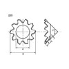 Stainless Steel/Fabric Washers with Teeth (Dishwashers) M8 (Pack of 10)