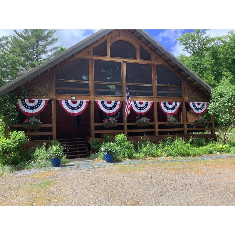 4th of July Cotton Pleated Fans by Old Glory Bunting.