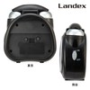 LANDEX YT5306BK Alarm Clock, Black, Starbellzet, Analog, Loud Bell, Snooze,