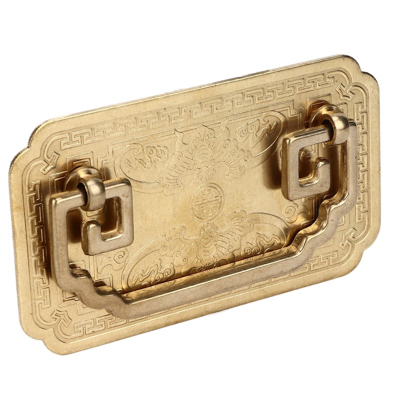 Antique Drawer Handle Tetragonal Bat Handle Antique Chinese Retro Style