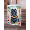 Caroline's Treasures Chow Chow Luau Greeting Cards Pack of 8
