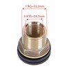 Tank Fitting + Tap 19 mm Barrel Fitting 3/4 Inch