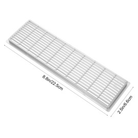 LALAFINA 6Pcs Wardrobe Air Vent Cover Breathable Plastic Vent for Closet Cabinets and Shoe Cabinets Moisture and Odor Design for Improved Airflow Easy Installation