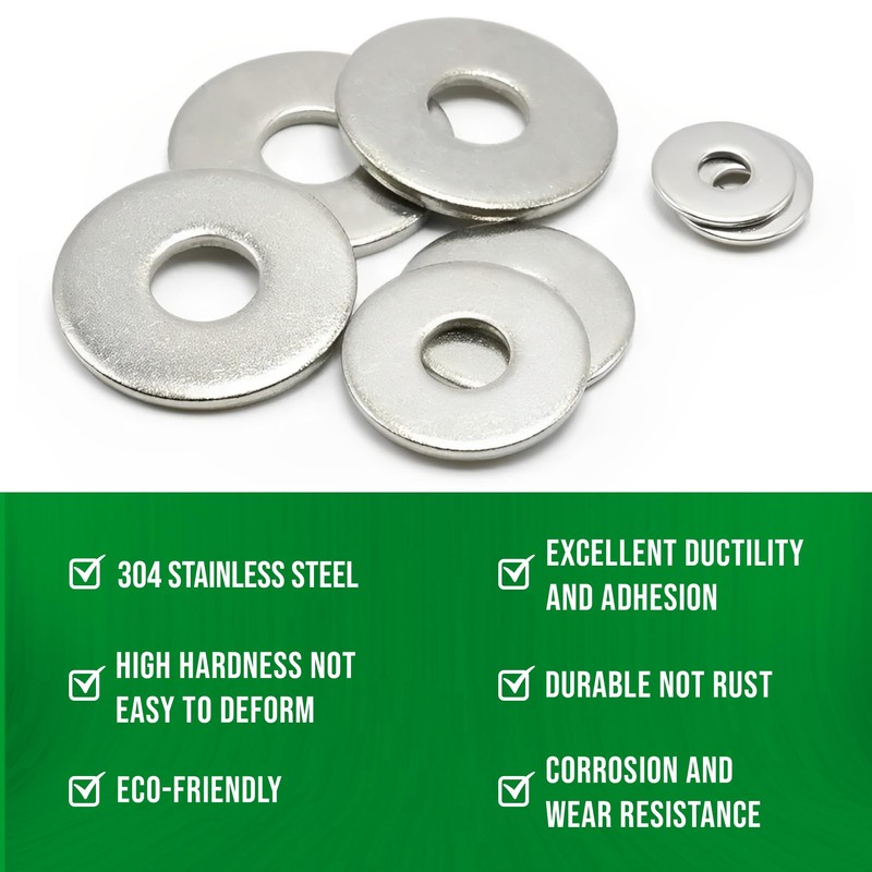 Rubigo M3 Washers, M3 x 7 x 0.5mm, (Pack of