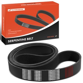 A-Premium 10-Ribbed Heavy Duty Serpentine Drive Belt Compatible with International Harvester 4400 4400LP 2008 2009, L6 7.6L, Location - Accessory Drive
