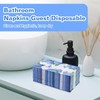 100Pcs Hydrangea Paper Napkins, Bathroom Napkins Guest Disposable