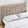 Headboard Cover Bed - Thickened Soft Stretch Slipcover Flannel Fabric,
