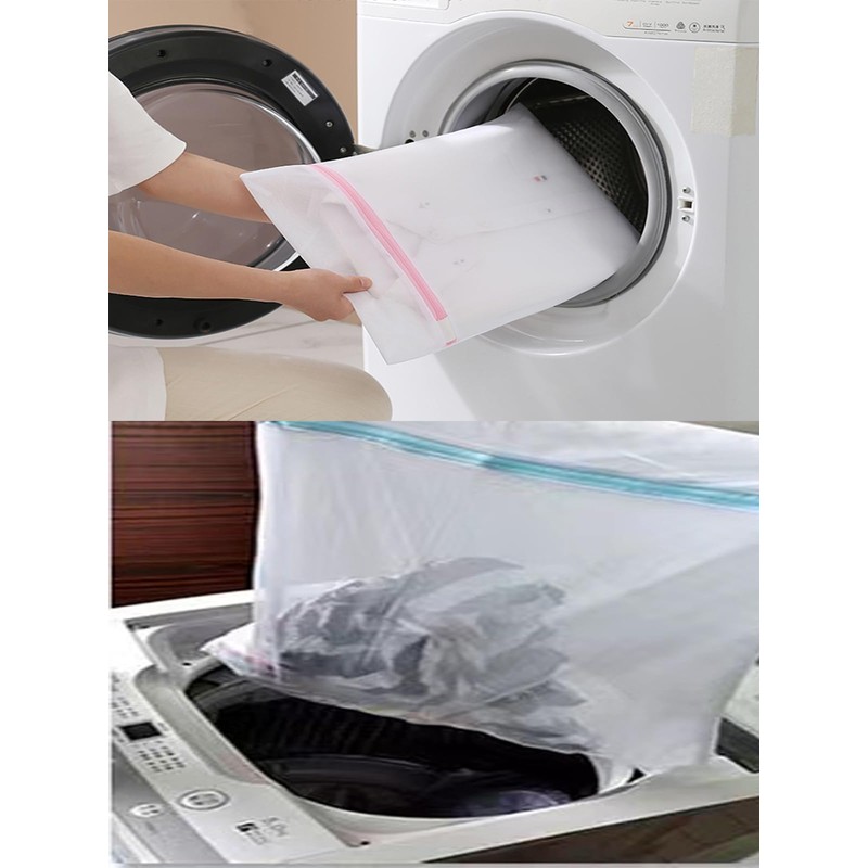 OCENYU Laundry Bag for Socks, 6 Pockets, 2 Packs of