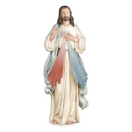 Joseph's Studio by Roman, 14" H Divine Mercy Figure, Religious Home Decor, Religous Gifts