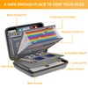 DocSafe Fireproof File Organizer with Lock, Hard-Shell Case Fireproof Document