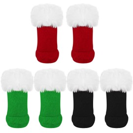 3 Pairs Elf Doll Shoes Elf Accessories Elf Doll Boots Xmas Doll Shoes Xmas Gifts Elf Doll Accessories Set for Elf Doll (Classic Style)