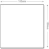 V Safety Fire Door Keep Clear Mandatory Sign - 100