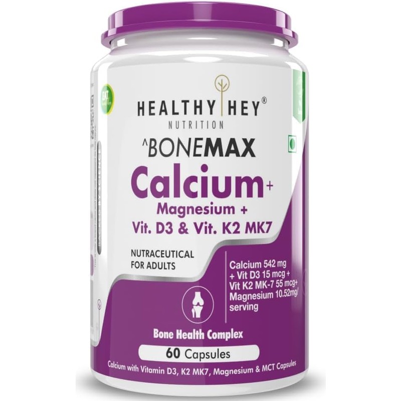  Vegan Calcium with Magnesium, Vitamin D3 & Vitamin K2-