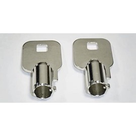Kone & Hiss-Craft EX514 Fire Inspection Elevator Lock Key, EX514 Key, New and Replaceable Keys, Silver, 2 EX514 Keys, Fits Kone EX514 ELEVATOR KEYS 0