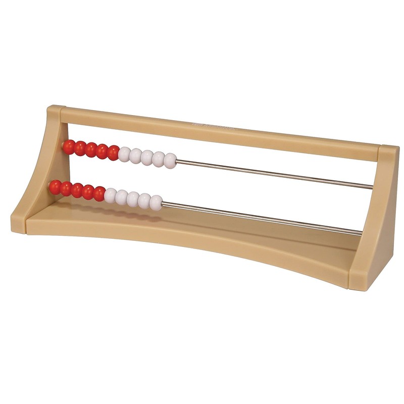 Learning Resources 2-Row Rekenrek Counting Frame, Early Math Skills, Addition/Subtraction,