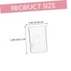 BUGUUYO Accurate Measurement Lab Beakers 6 Pack High Resistant Glass