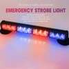BooYu 14.8" Red/Blue Battery Powered Police Firefighter Emergency Strobe Lights