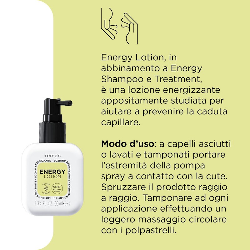 Kemon hair care energy lotion Anti-Haarausfall, 100 ml