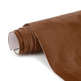 RadiantDecor RadiantDecor Premium Dark Brown Suede Fabric Wrap, 17x70 inch Suede Wrap for Car Interior - Self-Adhesive Microfiber and Synthetic Leather, Stretchable Interior Film for Car and Home Decor