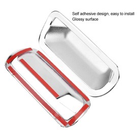 Yctze Chrome Car Auto Rear Trunk Door Handle Cover Trim Rear Handle Cover Trim Tailgate Exterior Door Handle Finish Cover for Honda CRV 2007-2011