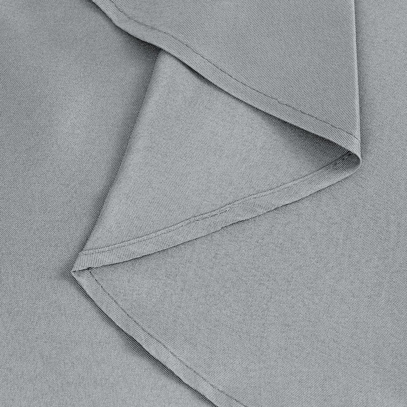 Zdada Grey Table Cloth 150x260cm(59x102Inch) Rectangular Polyester Tableclothes Washable Table
