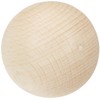 Rayher Set of 2 Wooden Balls for Crafts and Model