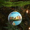 Art Studio Company - Hand Painted Christmas Ornament, Blown Glass,