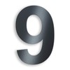 Metzler House Number Made of Solid Steel in Anthracite RAL