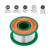 Ultra-Thin Solder Wire 0.01in 0.3mm Rosin Core Flux 2.5, Lead