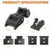RT-TCZ for Wrangler Hood Latch Lock Catch, Aluminum Hood Latches