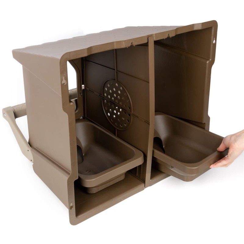 Kerbl Hobbyfarming Nesting tray for double laying nest made from