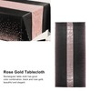 Rose Gold Dot Party Tablecloth Waterproof Polka Dot Design Rectangular