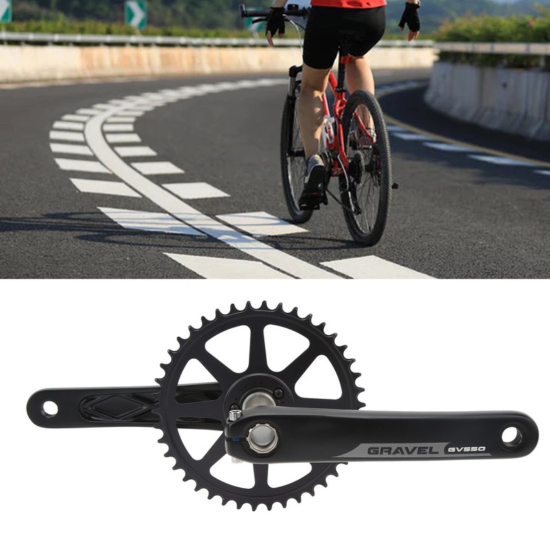 Road Bike Crankset Hollow Integrated Bike Crank Arm Set Off