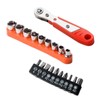 YANYULI Right Angle Ratchet Screwdriver Set, Mini Ratchet Set, 19