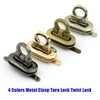 Twist Closure Bag Closure 4 Pcs Metal Bag Clasp Thumb