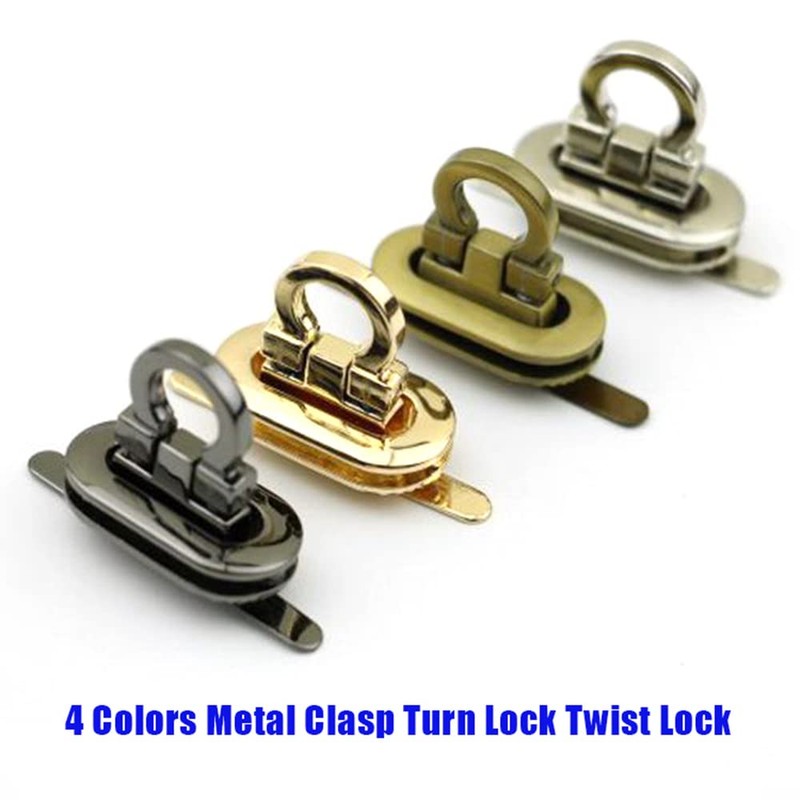 Twist Closure Bag Closure 4 Pcs Metal Bag Clasp Thumb